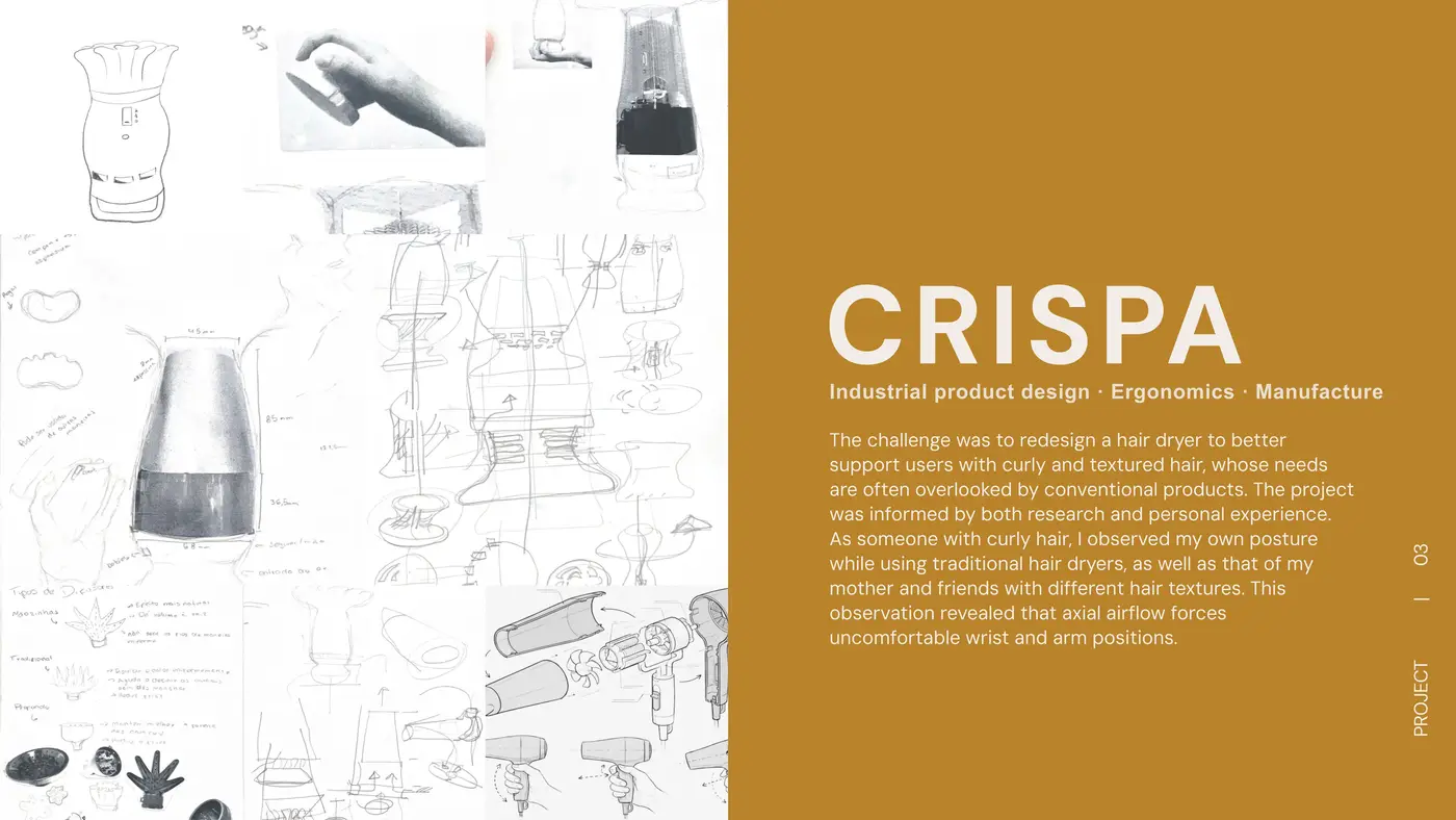 Crispa hair dryer project presentation